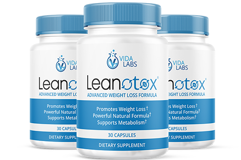 Leanotox 3 bottles — 90-day supply